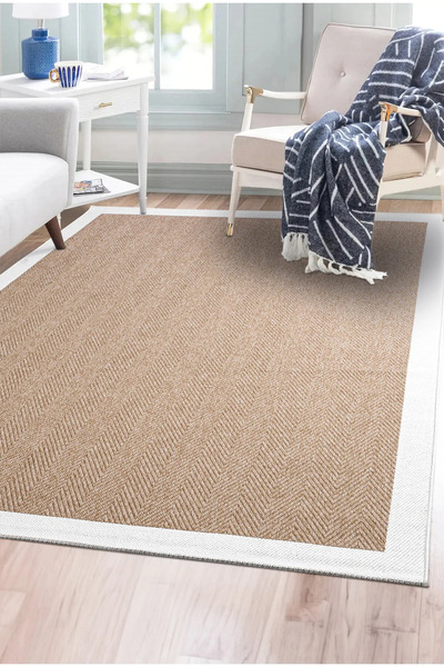 Prestij Home TEKSTİL Modern Sisal Yıkanabilir Salon Oturma Odası Antre Mutfak...