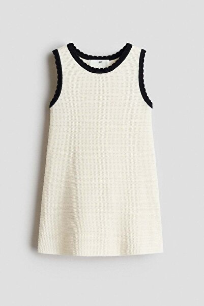H&M Textured cotton dress