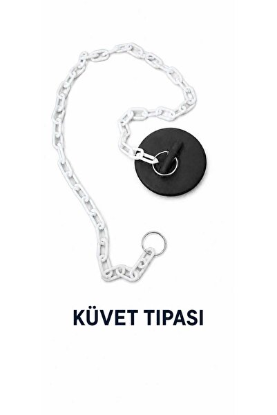 KAHEY Zincirli Plastik Küvet Sifon Gider Tıpası Gama