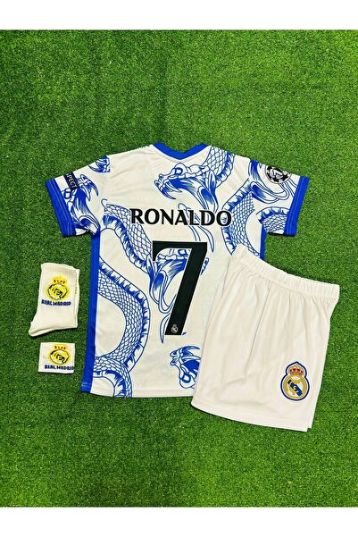AJAX STAR Real Madrid Yeni Sezon Cristiano Ronaldo Yılan Desenli Özel Çocuk F...