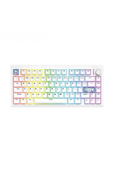 Fantech MK921 MAXFIT8 White White Switch Hotswap RGB Kablosuz İngilizce Mekan...
