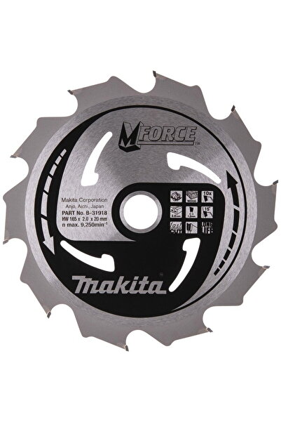 Makita Disc de fierăstrău pentru lemn, 165x20 mm, 10 dinți B-31918