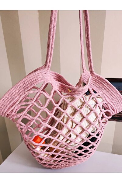 Yektayla Handmade Mesh Bag, Bohemian Bag, Summer Bag, Shoulder Bag