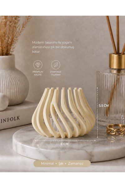 zulya Minimalist Modern LED Mumluk – 8x5.5 cm Şık Tasarım Gece Lambası | Ev, ...