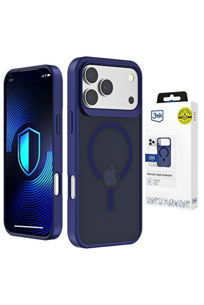 3MK Smoke MagCase Θήκη MagSafe για iPhone 17 Pro, Μπλε