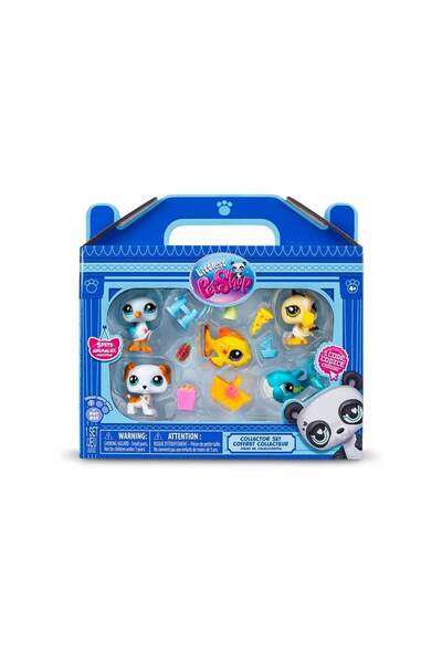 Littlest Pet Shop Φιγούρες 5Τμχ-Παραλία BF000517