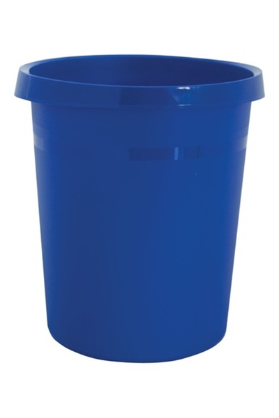 HAN Cos de birou pentru hartii, 18 litri, Grip - albastru