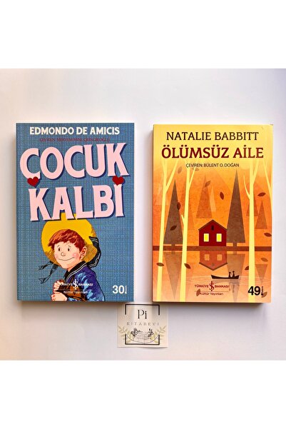 TÜRKİYE İŞ BANKASI KÜLTÜR YAYINLARI Çocuk Kalbi - Ölümsüz Aile Edmondo De Ami...