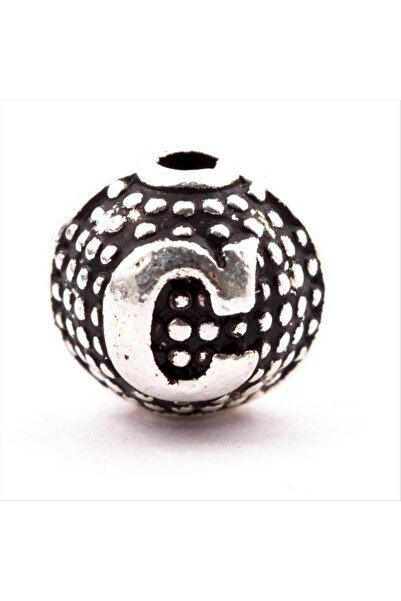 ZERO LAND Nhrhls 8 mm Metal Harf Metal Prayer Beads (123535) Letter -C