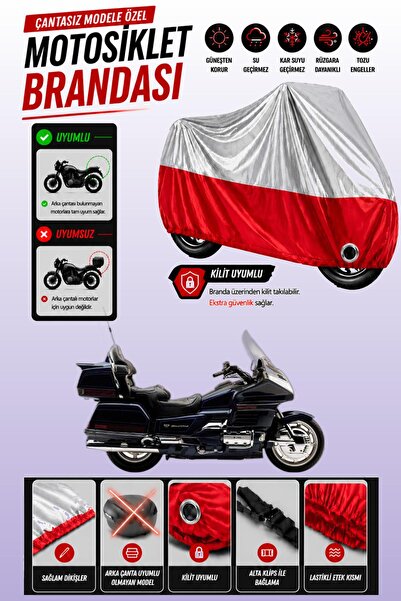 Cemku Twin Top Gray - Bottom Red Honda Goldwing Gl 1500 Se Compatible Engine ...
