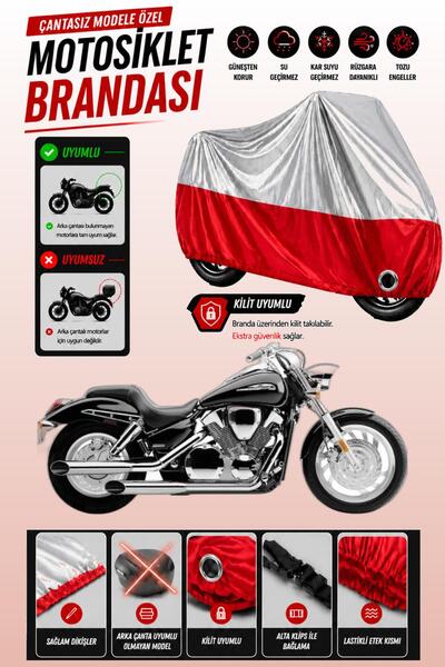 Cemku Twin Top Gray - Bottom Red Honda Vf 750 C Magna Compatible Engine Cover...
