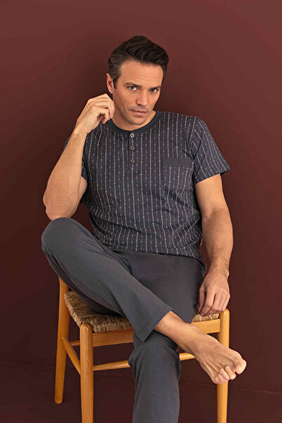 SEAMLIFE HOMEWEAR 100% Cotton Pajama Set Long