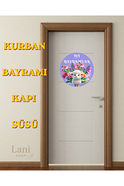 Lani Shop KURBAN BAYRAMI TEMALI KAPI SÜSÜ