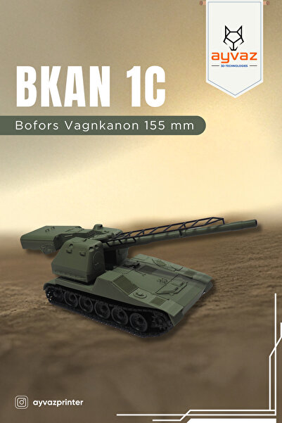 ayvazprinter BKAN 1C 1/35 Ölçek, 10x32x9 cm Boyutlu, Hareketli Palet Sistemi ...
