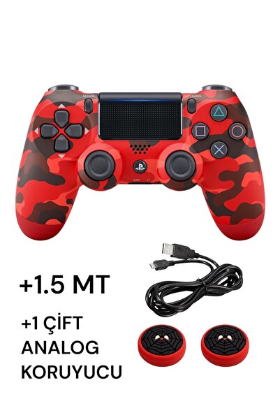 CRK TECH Playstation 4 DualShock Yeni Nesil V2 Gamepad + 1.5 MT Şarj Kablo + ...