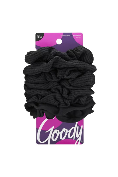 Goody سكرانشي أسود 8 قطع