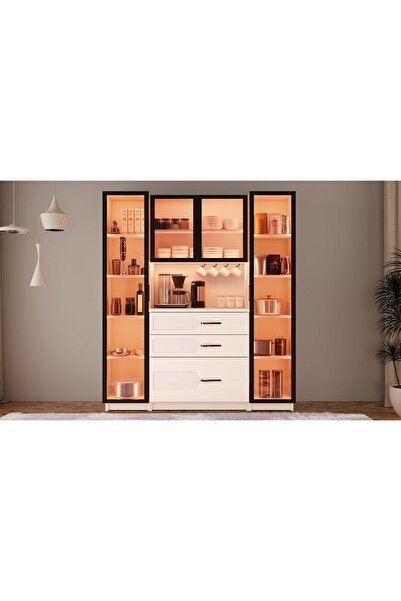 miracool Açelya Kahve Köşesi / Komple MDF / Led Işıklı / Mega