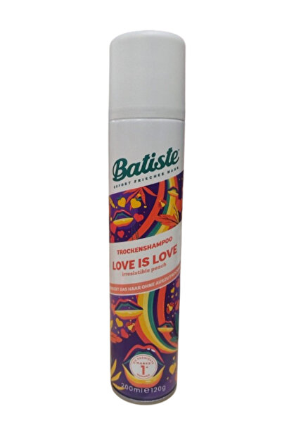 Batiste Love is Love Șampon uscat spray, Prospețime de citrice și zmeură, 200 ml