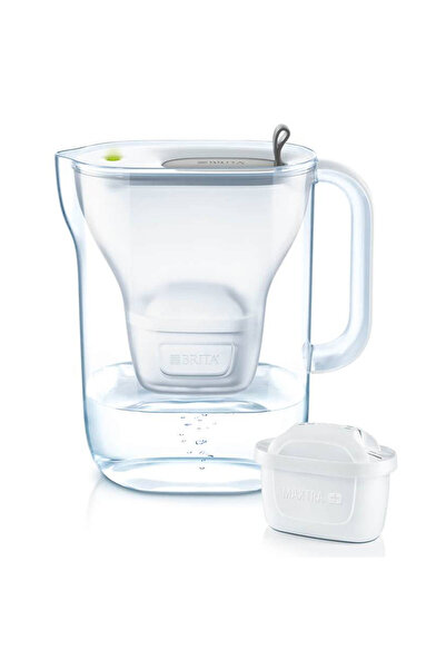 BRITA Κανάτα Fill & Enjoy Style Basic Grey Πλαστική Με Καπάκι 2400ml