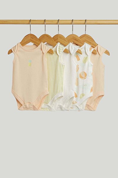 MOTHERCARE 5 Pack Summer Sleeveless Bodysuits