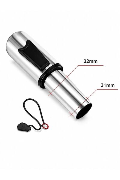 Ürkmez Ticaret Tub telescopic pentru aspirator din oțel inoxidabil, compatibi...