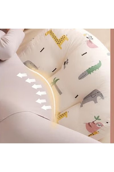 ZCM-HAPPY Newborn Baby Pregnancy Nursing Pillow With Breathable Net