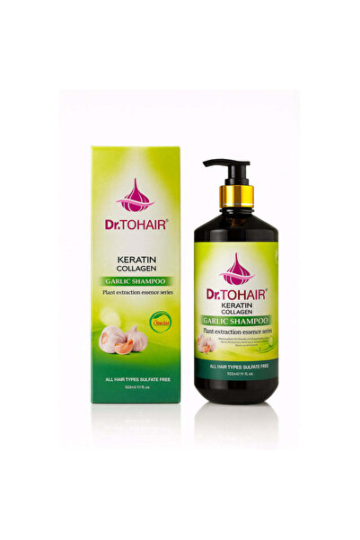 Dr. TOHAIR Șampon Garlic cu Keratină și Colagen 825 ml – anti cădere păr, for...