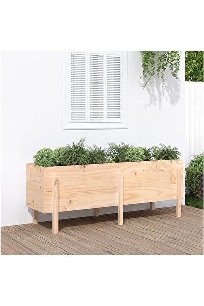 Concept Raised garden bed, 160x50x57 cm, solid pine wood