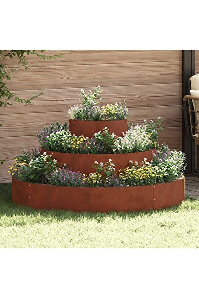vidaxl Vaza pentru Gradina Maro 120 x 120 x 20 cm