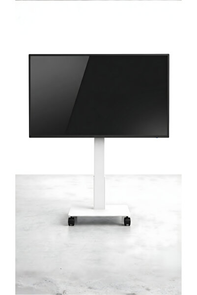 Kevega Tekerlekli Televizyon Ünitesi & Standı Beyaz 32''–75'' inç ekran (80 e...