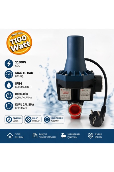 CMC Tools CMC0116 Otomatik Hidromat 1100 Watt Dinamo Hidromatı