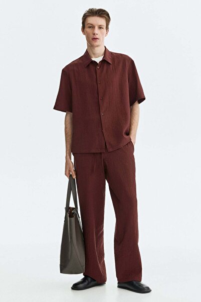 H&M Relaxed Fit textured trousers