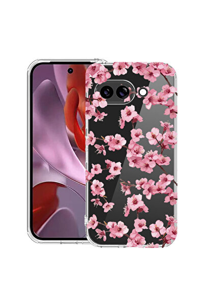 bestcase Husă Antișoc pentru Google Pixel 10a, Florală - Cireș Roz Estetic, 3...