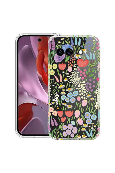 bestcase Husă Antișoc pentru Google Pixel 9 / Pixel 9 Pro, Florală - Lalea Co...