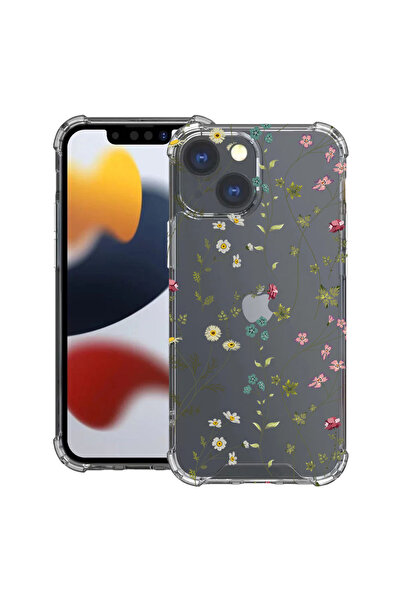bestcase Αντικραδασμική Θήκη για Apple iPhone 14, Φλοράλ - Χαριτωμένα Λουλούδ...