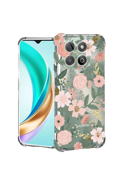 bestcase Αντικραδασμική Θήκη για Honor 400 Smart / X7d, Φλοράλ - Σχέδιο Λωτού...
