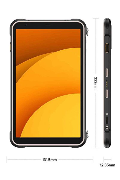 ULEFONE RugKing Pad PRO 8" 8 / 128 Dayanıklı Tablet IP69K Siyah