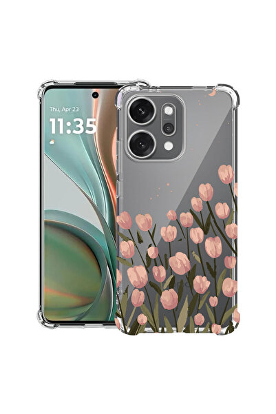 bestcase Husă Antișoc pentru OPPO Reno14, Florală - Lalea Pastel, 2052057 AS ...