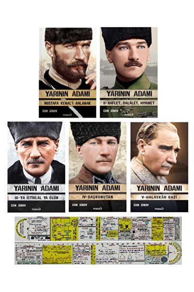 masakitap Yarının Adamı Serisi 5 Kitap Set Con Sinov + Özel Cetvel