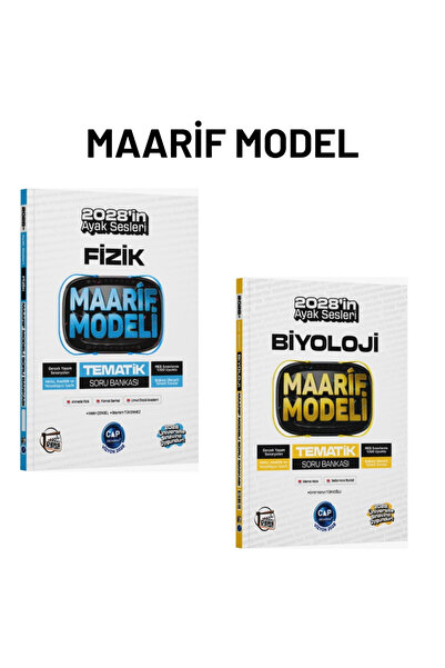 Çap Yayınları 2028 Üniversiteye Hazırlık Fizik ve Biyoloji Ders Platosu Maari...