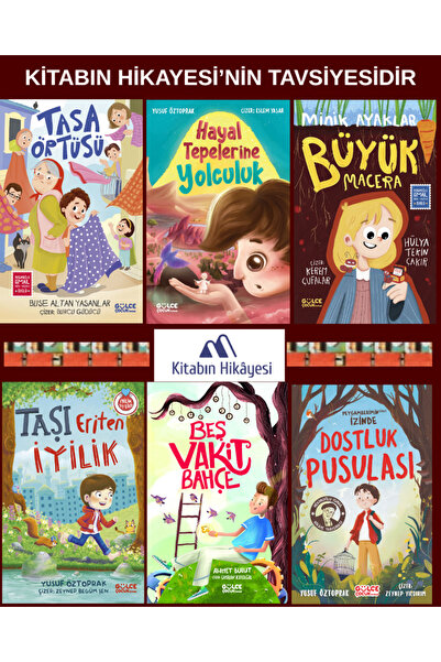 Gülce Kitap 2. SINIF- Tasa Örtüsü, Taşı Eriten İyilik, Minik Ayaklar Büyük Ma...