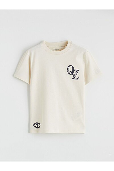 LC Waikiki Crew Neck Printed Boy's T-Shirt