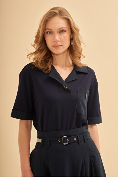 UTOPIAN Erkek Yaka Cepli T-Shirt
