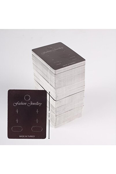 ZERO LAND Ilkeshop Clip-On 3 Hole (14624) Earring Card-Black