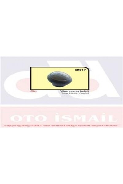 Özar Ilkeshop Gear Knob (91015) Clio