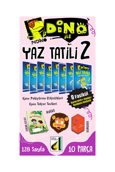 Damla Yayınevi Damla 2.Sınıf'tan 3.Sınıfa Geçenler İçin Pudino İle Dino Hafta...