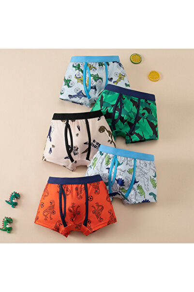 Choice10 110cm 5pcs-yy-jtkl 5-Pcs Four Seasons Boys' Underwear Flat Pants Com...