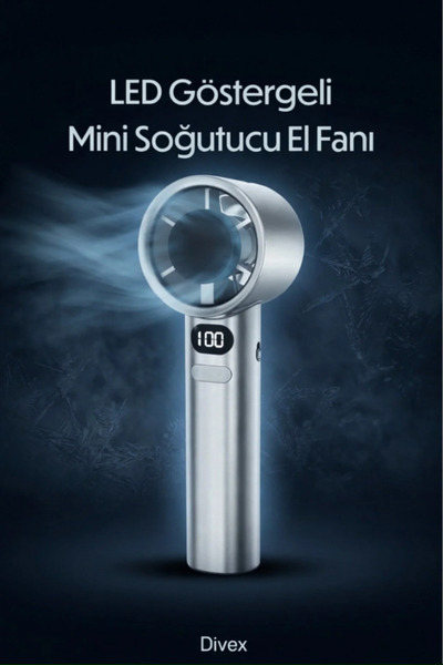 Divex Turbo El Fanı 120 Kademe Ayarlanabilir Mini Vantilatör