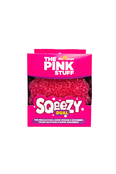 THE PINK STUFF Burete de curățare miraculos, cu două fețe, flexibil la cald ș...