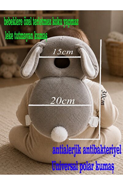 Teknor Bebek Kafa Koruma Yastığı Tavşan Model 20x30 Ebat